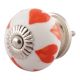 Orange Heart Ceramic Dresser Knob Online